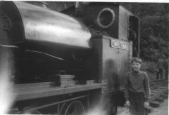
'Edward Thomas' at Abergynolwen, Talyllyn Railway, September 1960